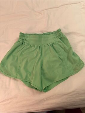 lululemon athletica Mint Green Running Shorts